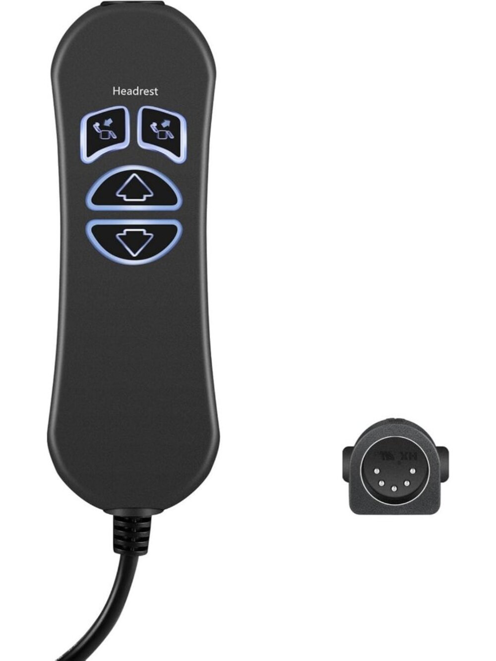 Backlit 4-Button Hand Control Remote for Lift Chairs & Power Recliners USB